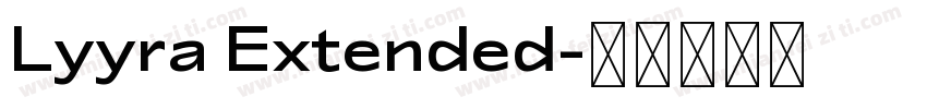 Lyyra Extended字体转换